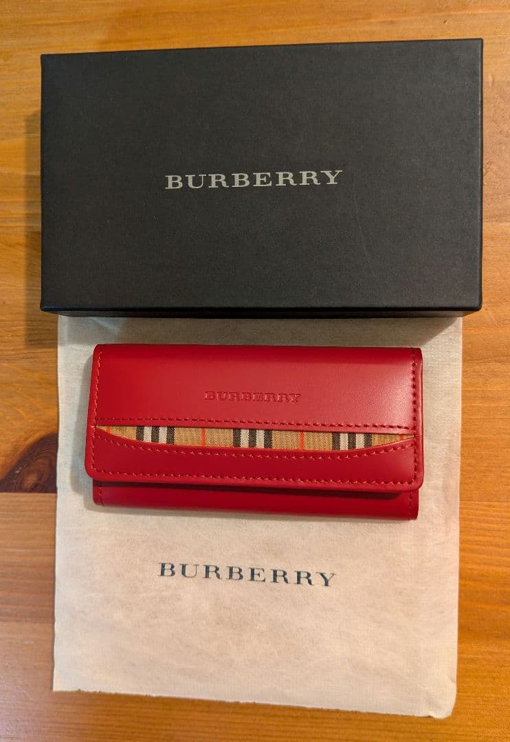 BURBERRY　バーバリー　3連　キーケース