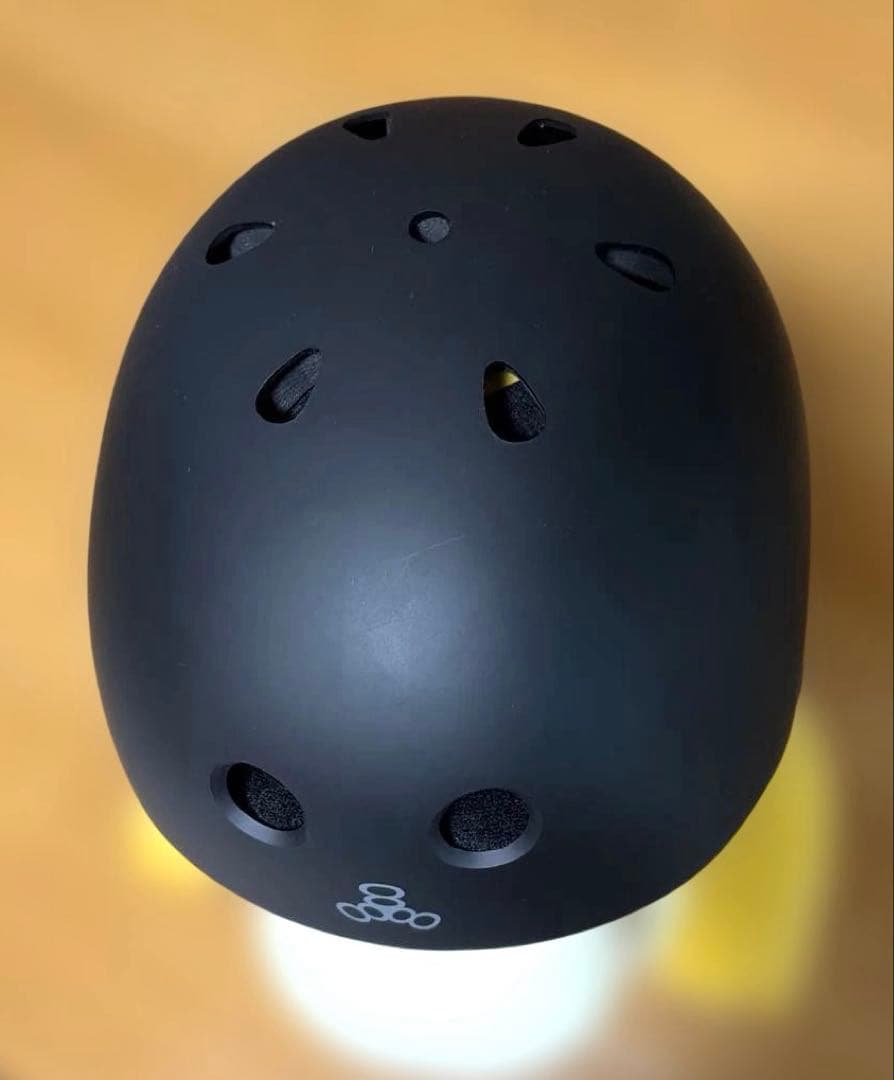 triple eight マットブラック ヘルメットXL大人用