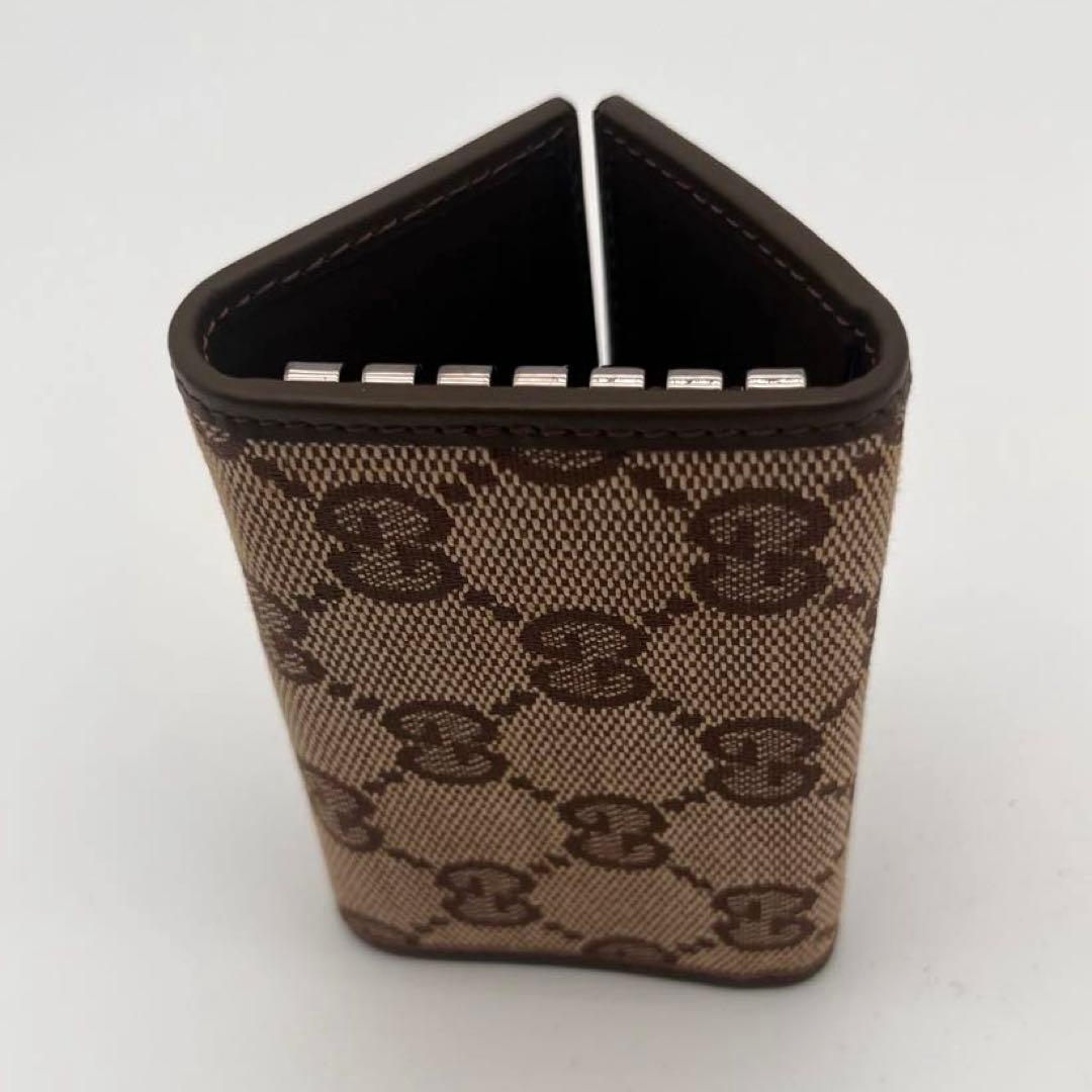 《新品》GUCCI グッチ GGモノグラム 6連 キーケース ブラウン