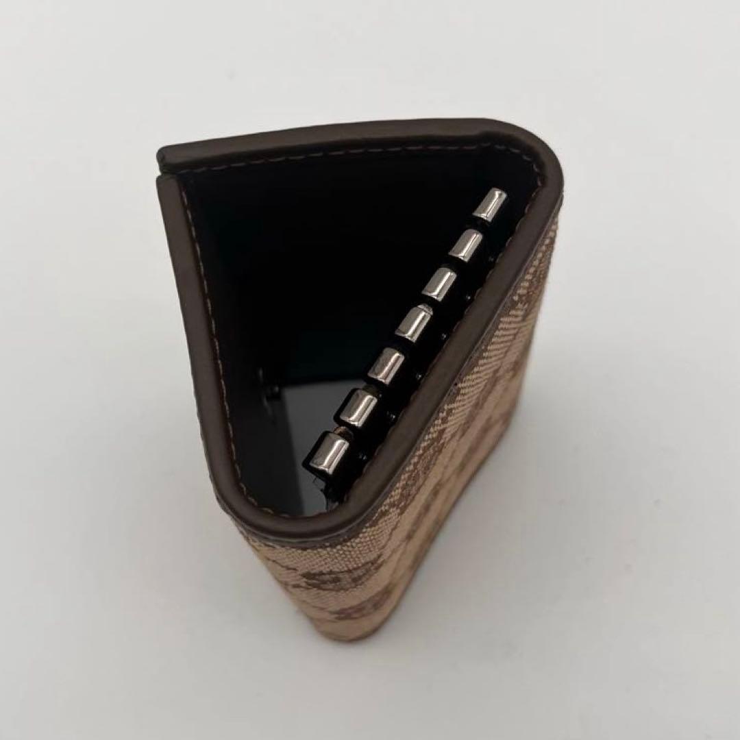 《新品》GUCCI グッチ GGモノグラム 6連 キーケース ブラウン