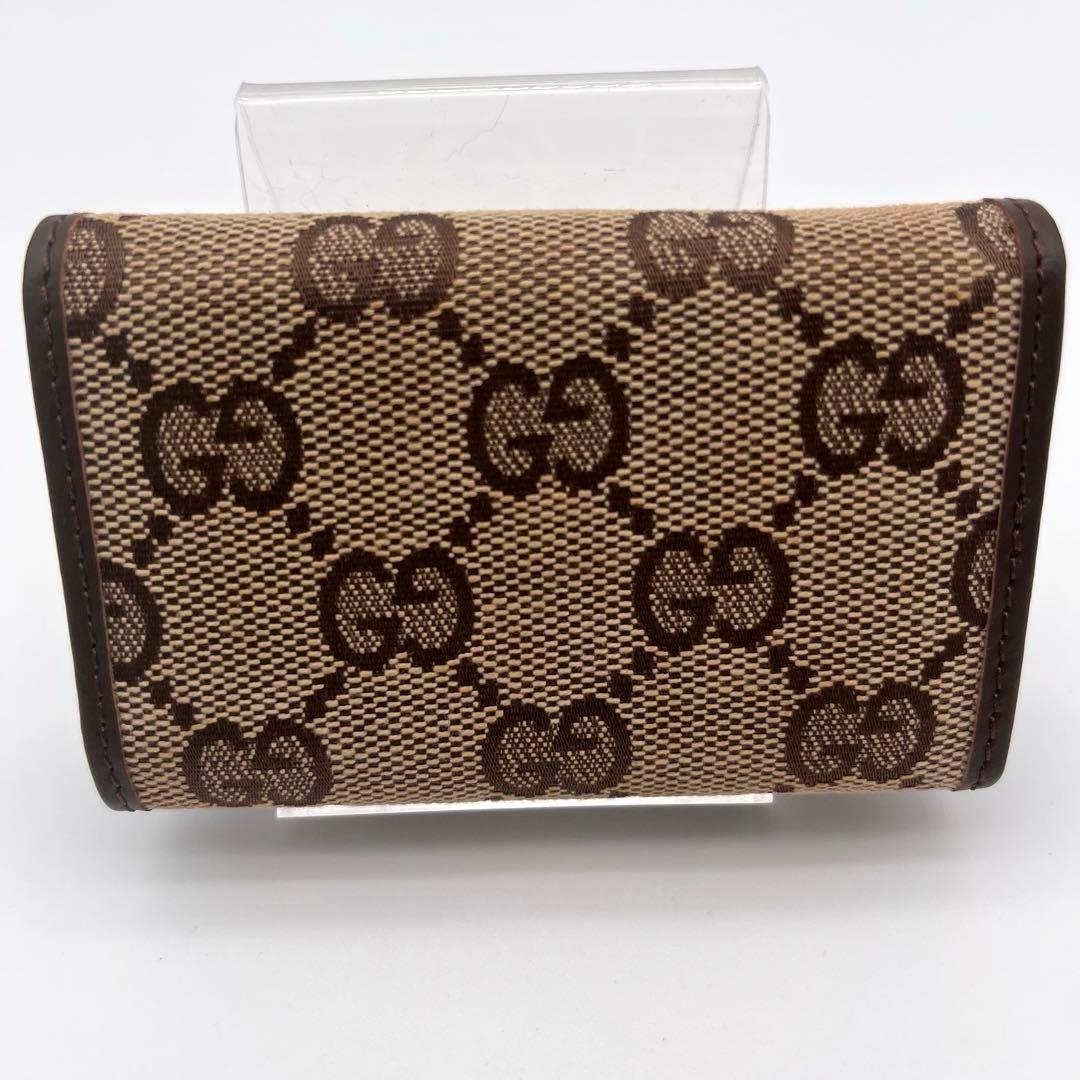 《新品》GUCCI グッチ GGモノグラム 6連 キーケース ブラウン