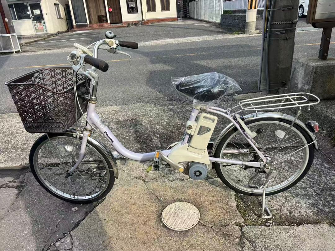 534 Panasonic 電動アシスト自転車 20インチ 6.6AH 整備済