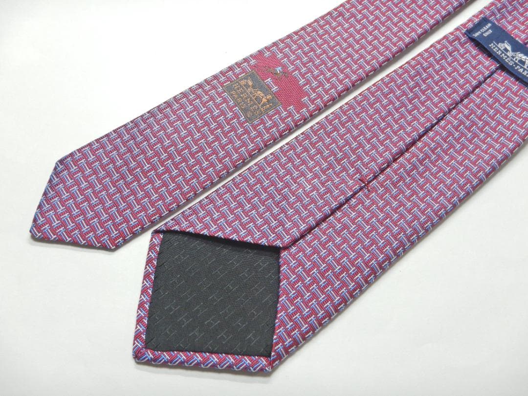 HERMES エルメス ネクタイ シルクタイ 336290T 7cm カンテ