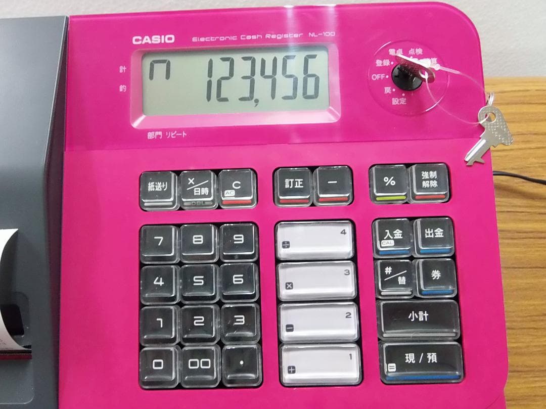 CASIO NL-100PK 電子レジスター ピンク 250614