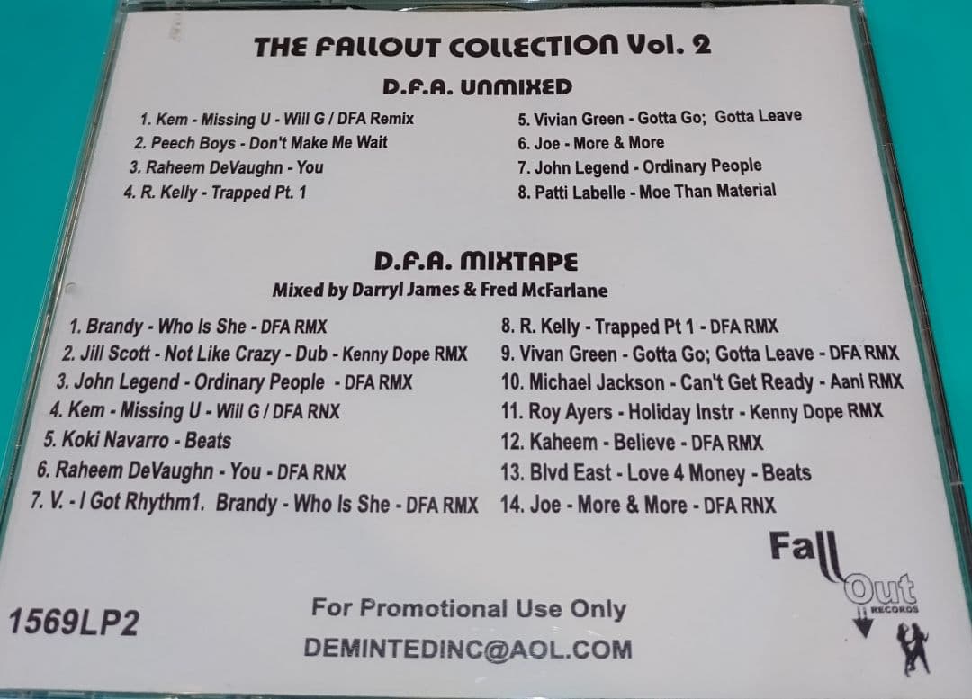 洋楽 FALL OUT RECORDS DEEP GARAGE HOUSE D.F.A