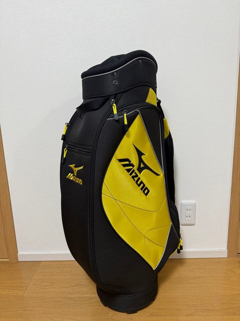 MIZUNOGOLF ミズノゴルフバック　イエロー✖︎ブラック新品未使用タグ付き⭐︎