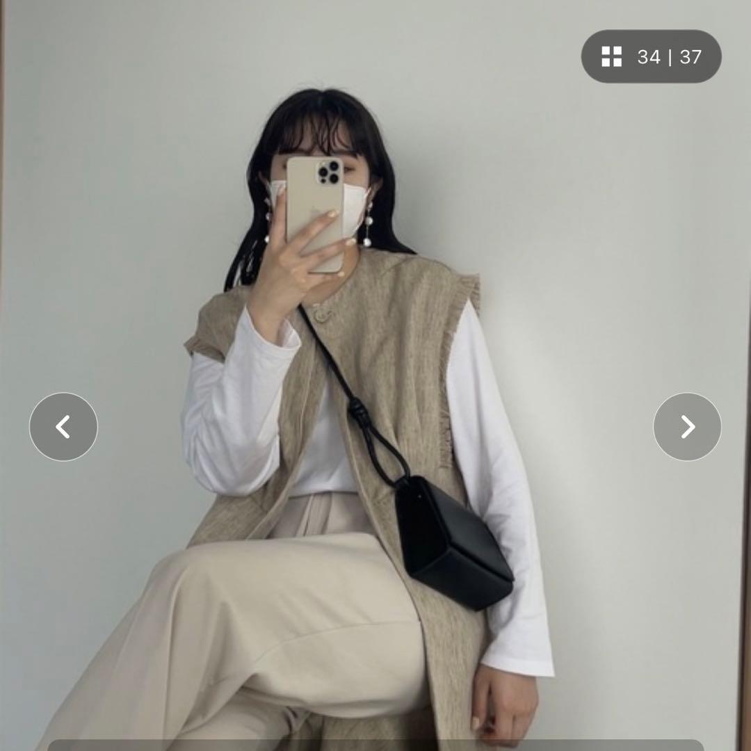 lawgy 、tweed fringe vest op