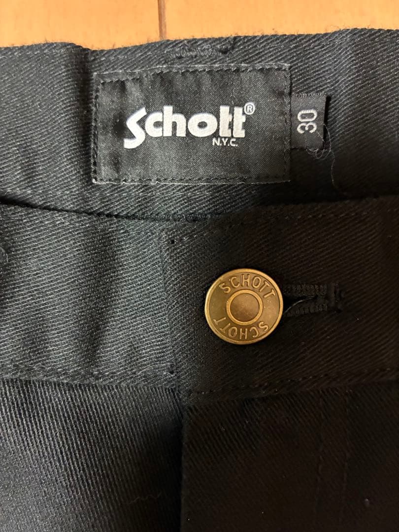 schott Dickies コラボ　ダブルニー　ワークパンツ　レザー　超希少