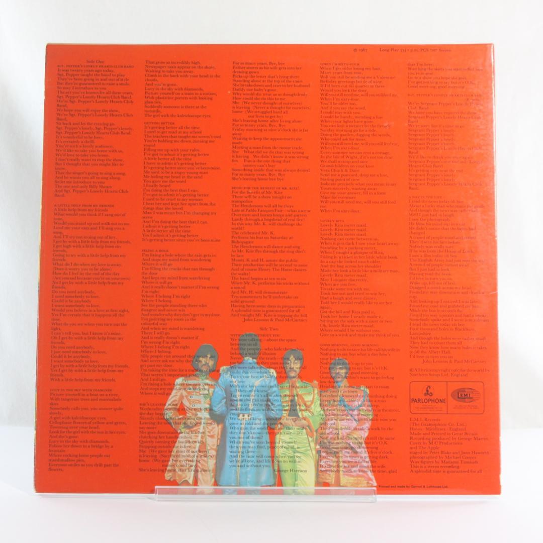 英LP The Beatles Sgt. Pepper's ステレオ 説明参照