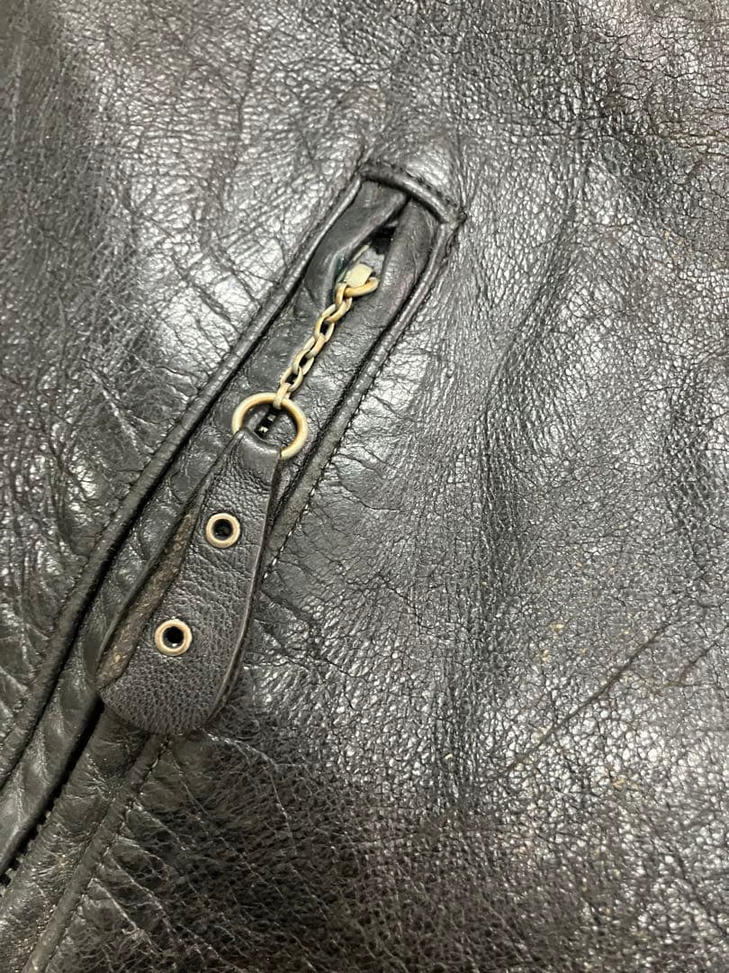 最終値下げビンテージ！50s ヘラクレス Ｄポケ ホースハイド ライダース40