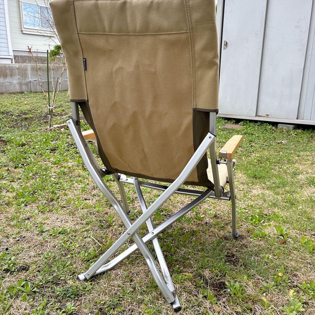 【美品・収納袋付】スノーピーク ローチェア30 カーキ  peak