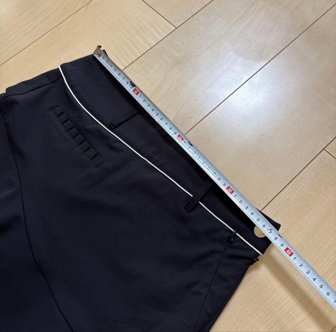 デサント【LUXE】ゴルフ　モックネックシャツ　スカート　上下2点セット　L/M