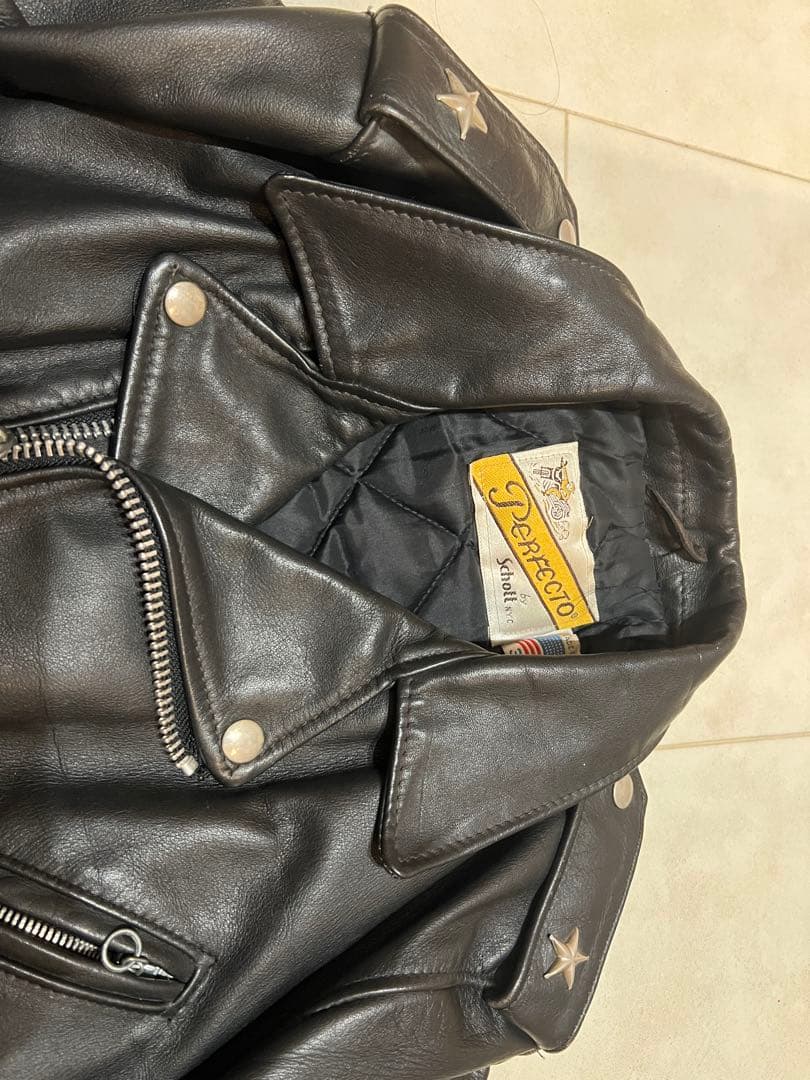Schott レザーダブルライダース 618ns 38 ワンスター 613