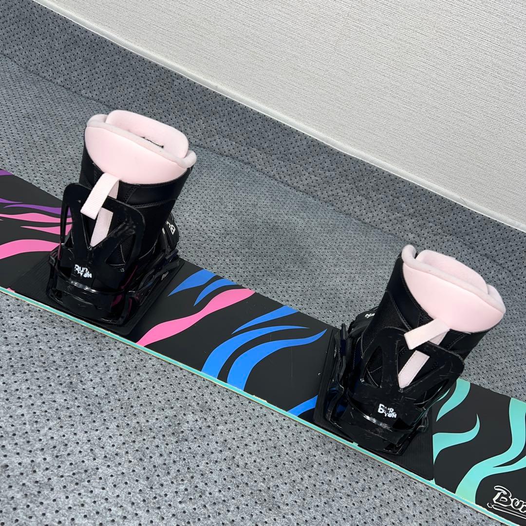 7-8回使用 キッズスノーボード BURTON 110cm×バイン×BOAブーツ