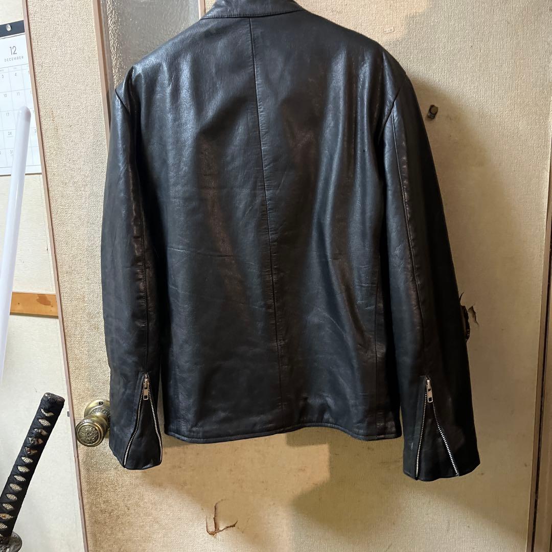 TOKYO PUNK ブラック シングルライダースジャケット