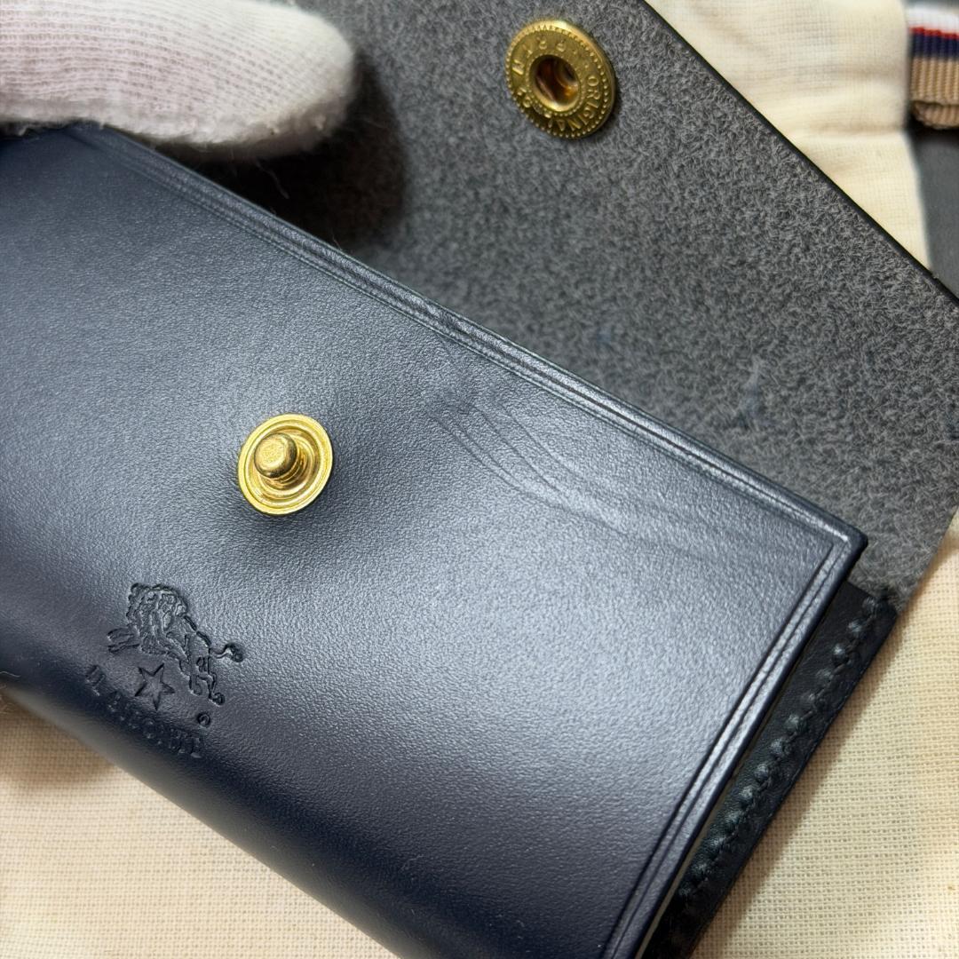 【新品未使用】イルビゾンテ キーケース ネイビー