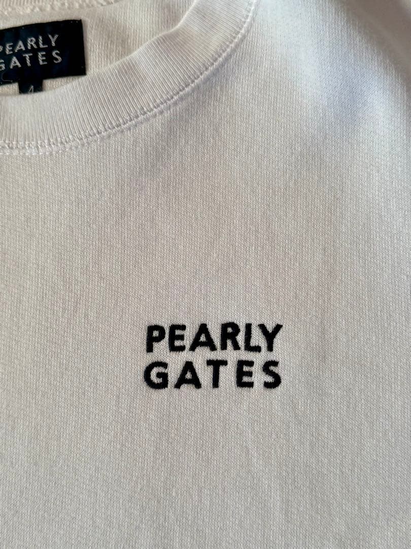 PEARLY GATES ミッキーマウスコラボ トレーナー サイズ4 裏起毛