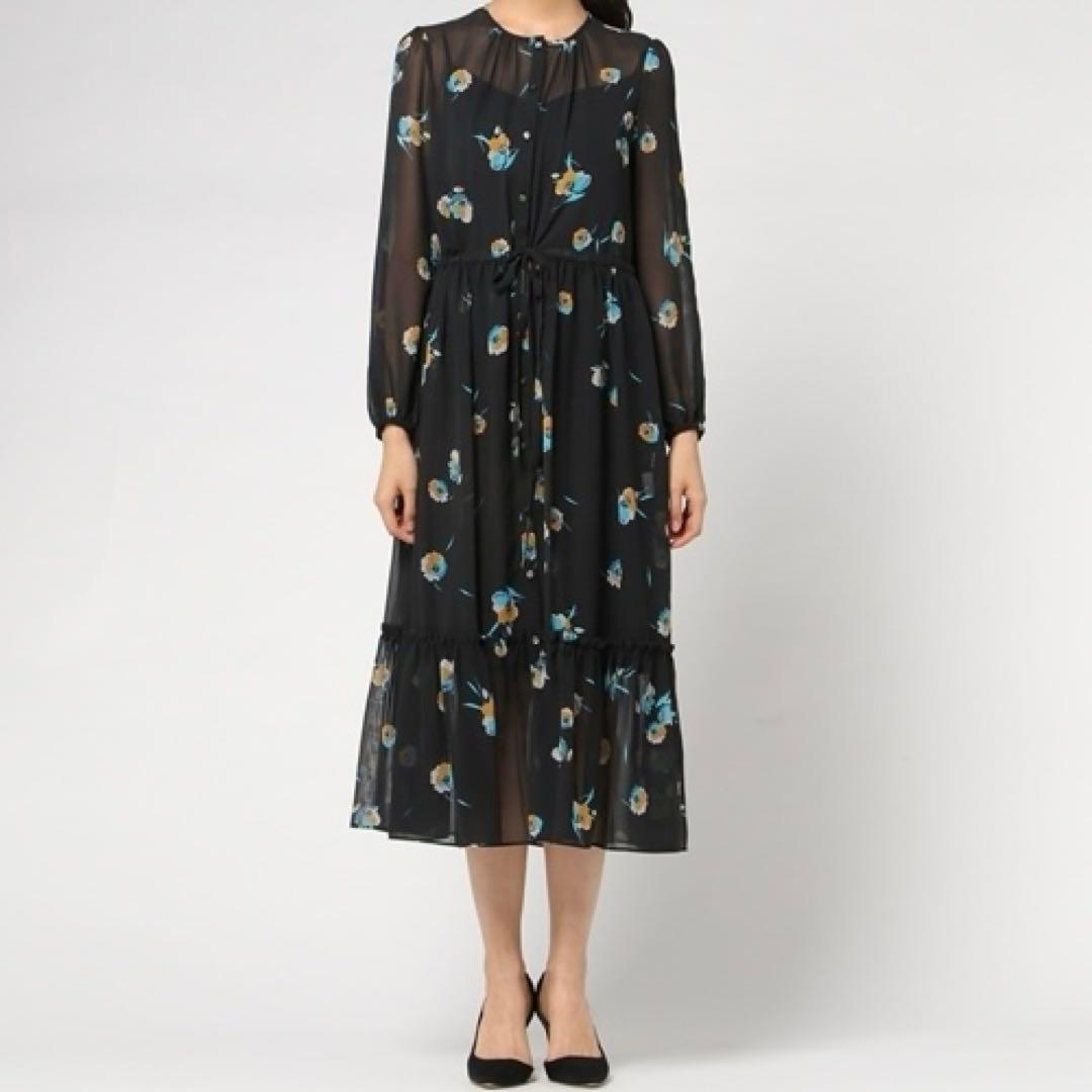 LOULOU WILOUGHBY レトロフラワーワンピース　2