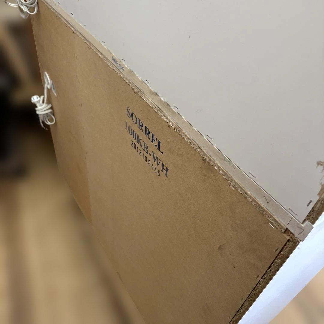 持ち帰り大歓迎　美品　ニトリ キッチンボード ソレル 100KB WH