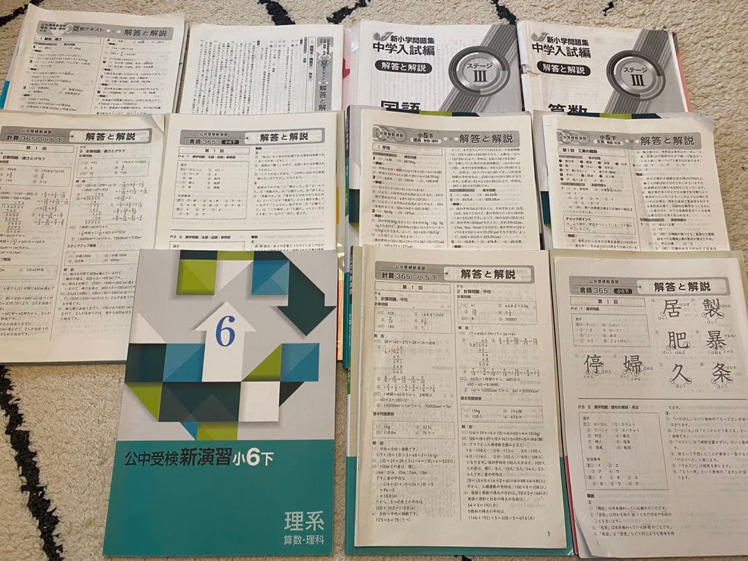★早い者勝ち【中学受験】★新小学問題集中学入試編　公中受検新演習（11冊）