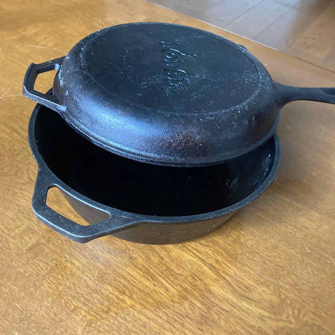 ダッチオーブン(Lodge Logic Combo Cooker 3qt)