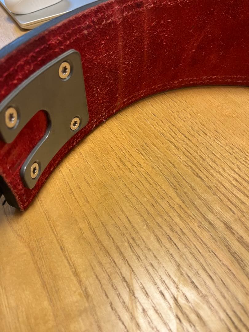 SBD POWERLIFTING ベルト 黒/赤 M 13mm