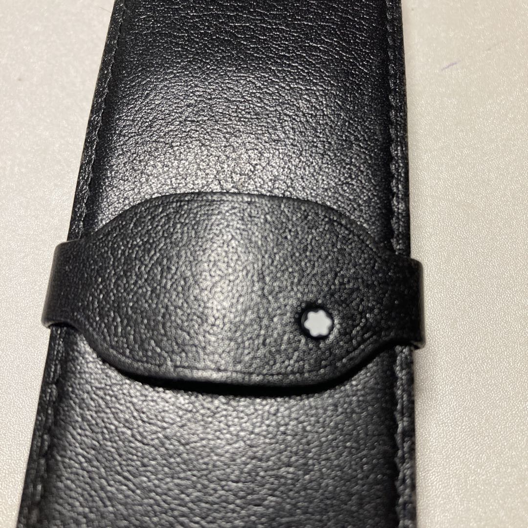 Montblanc モンブラン 本革　筆箱　ペンケース　2-3本用　レザー