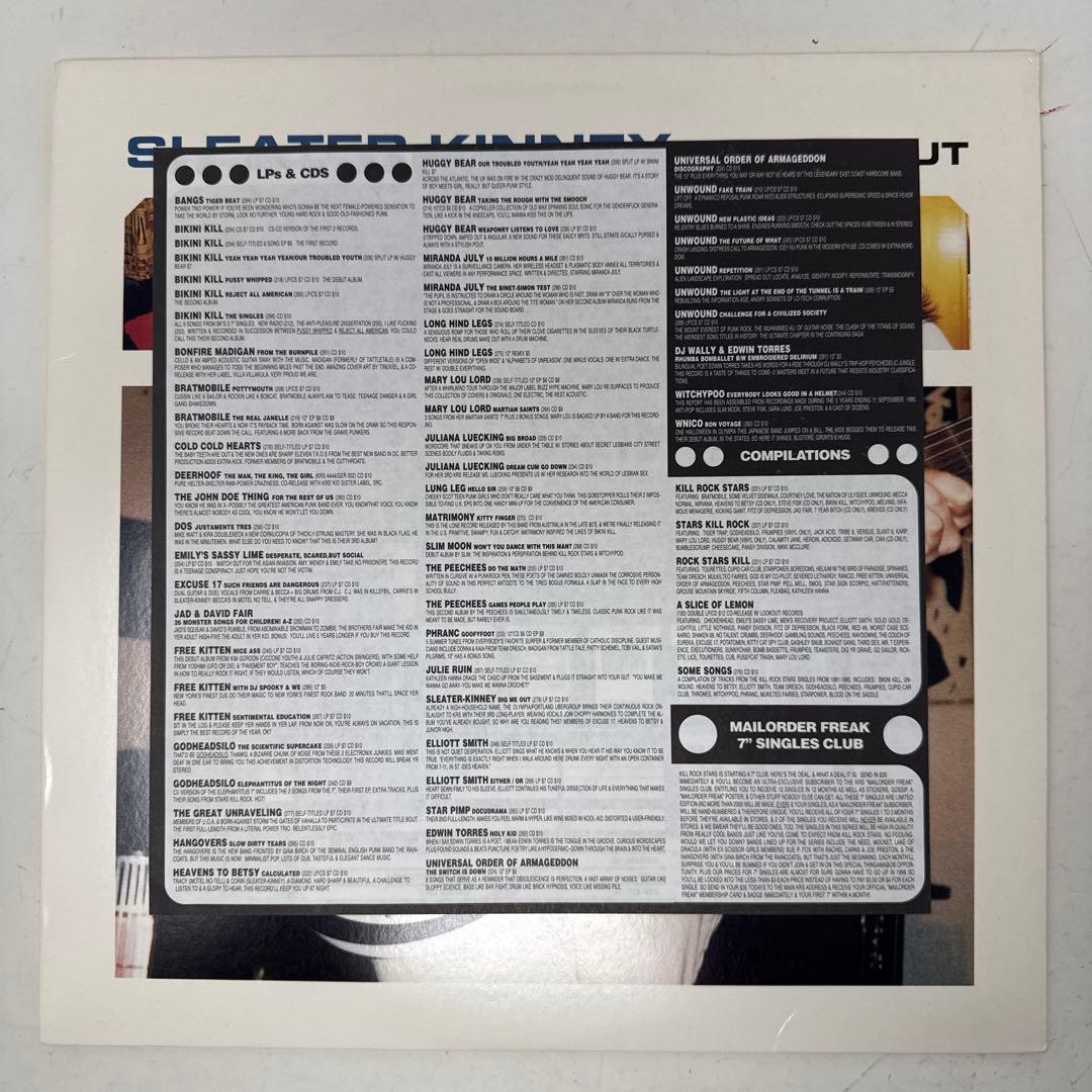 レアSLEATER-KINNEY / DIG ME IN オリジナル レコード