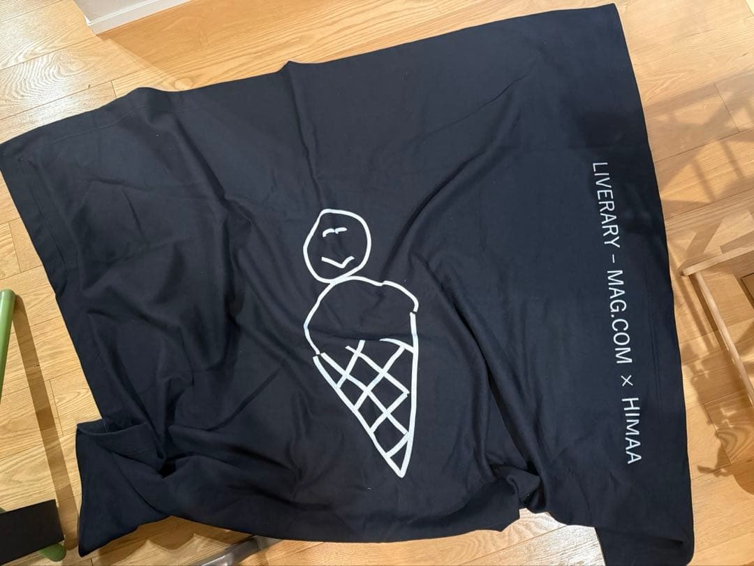 LIVERARY x HIMAA 裏起毛フリースBIGブランケット