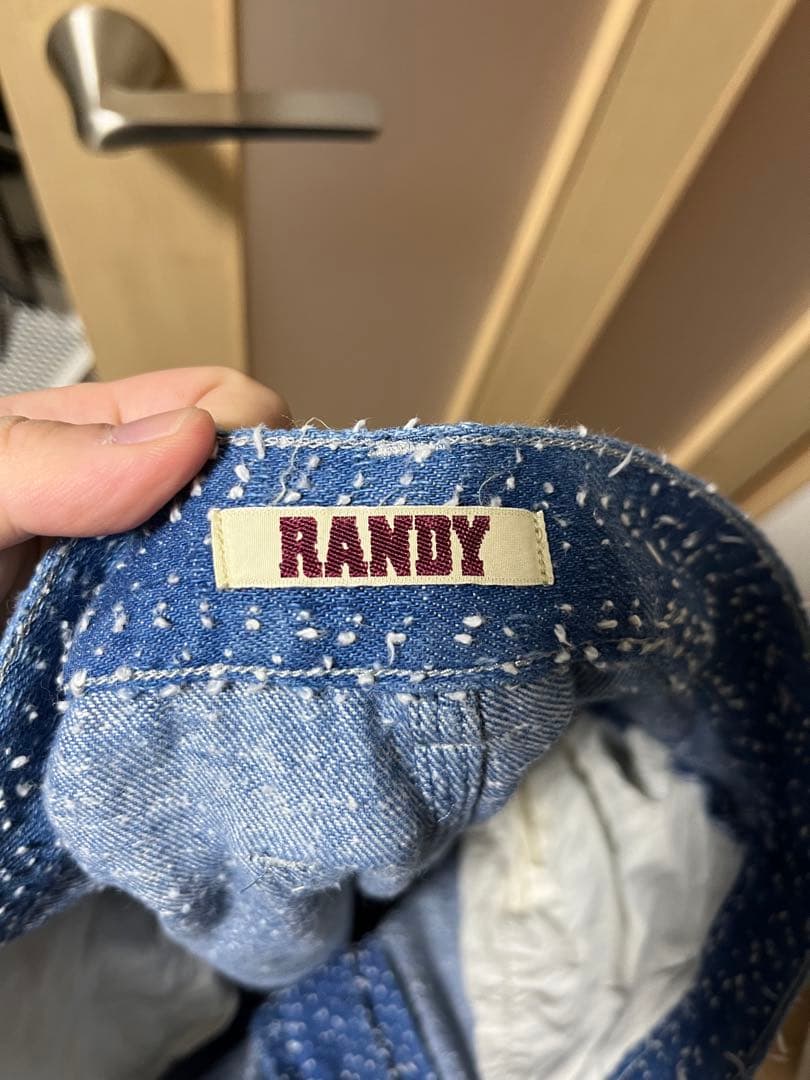 RANDY 22ss Ballistic ニードルパンチ デニム