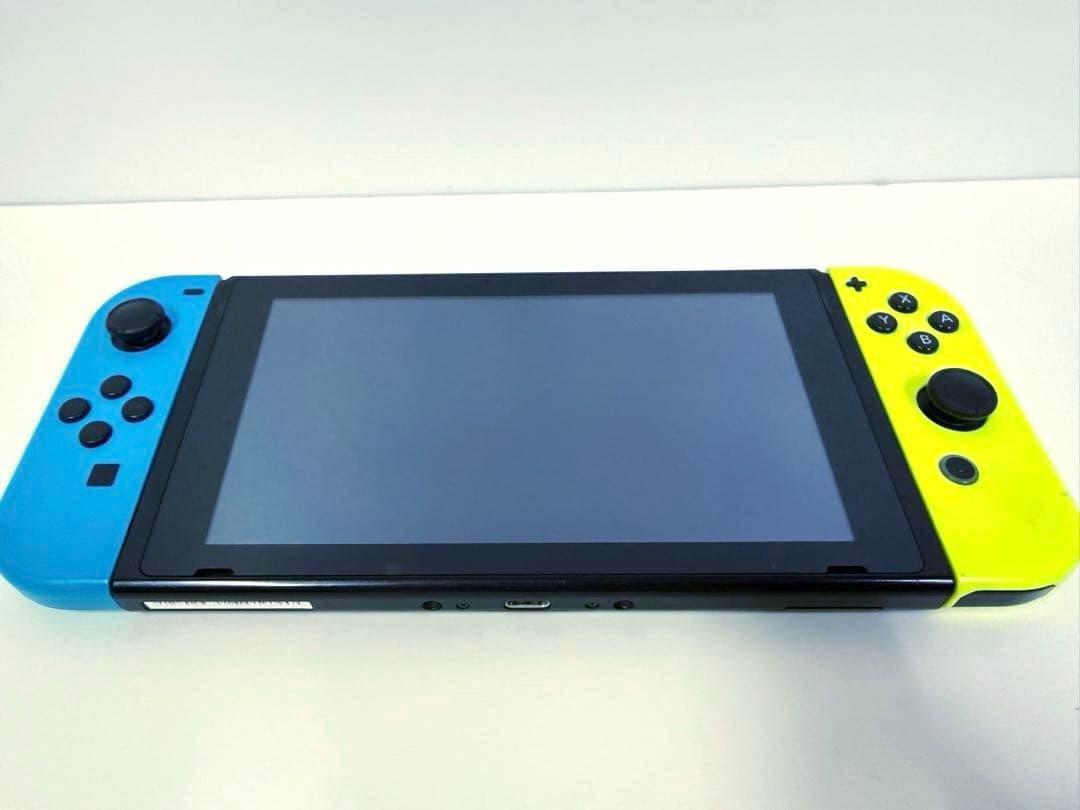 完備品 Nintendo Switch 本体 グレー　+青/黄