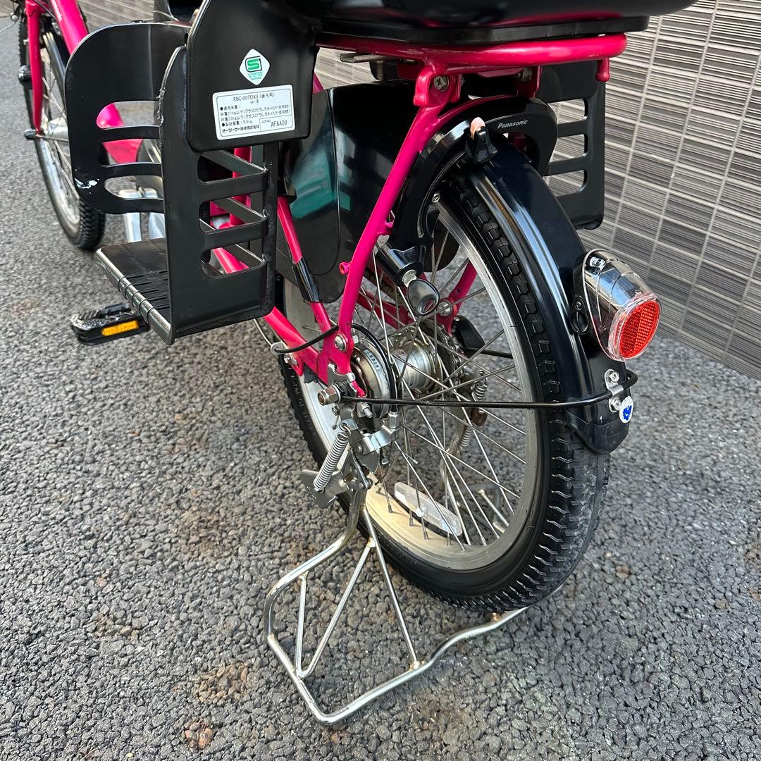 sakoパナソニック　電動自転車ギュット20インチ　前後チャイルドシート付