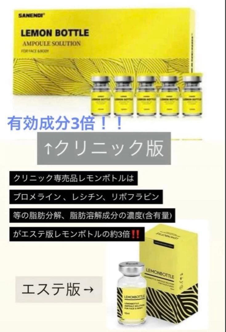 S　レモンボトル×３本　 ＊先行販売