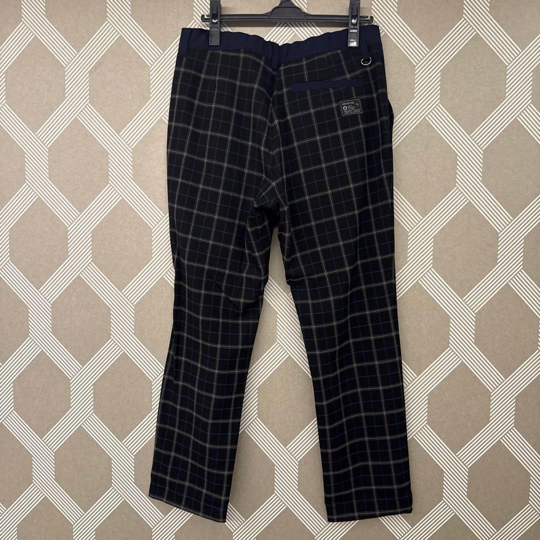 【美品】ARCHIVIO アルチビオ ゴルフパンツ メンズ チェック柄 [48〕