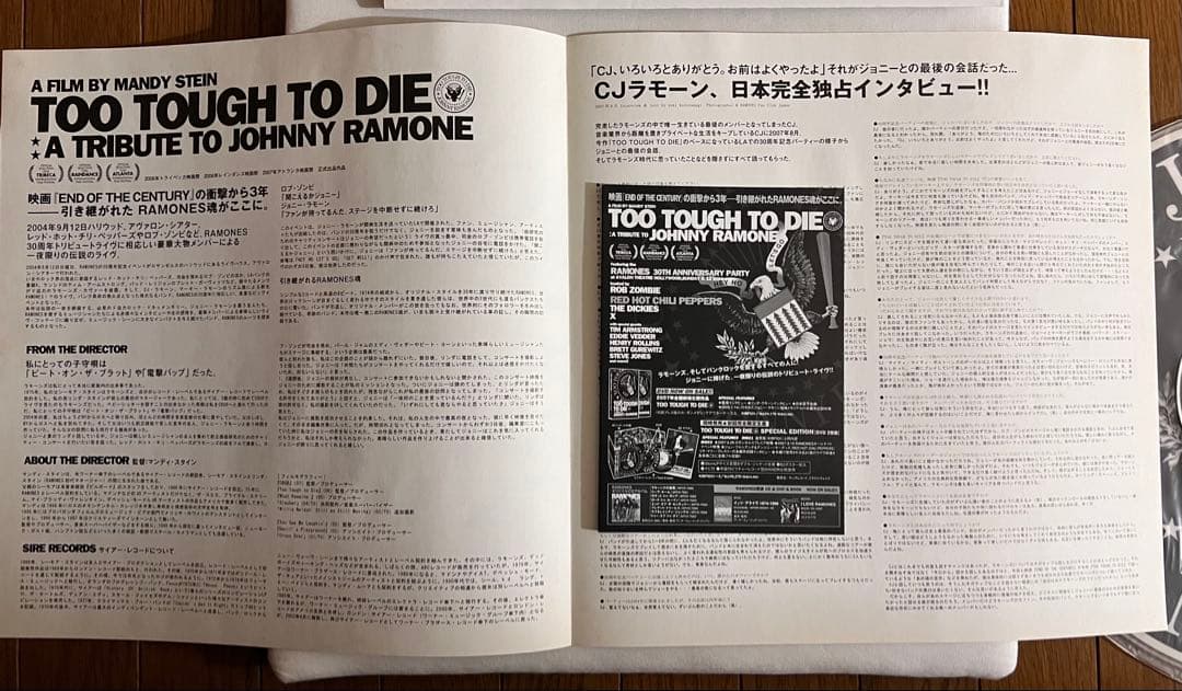 洋楽 TooToughtoDie Tribute to JohnnyRamone