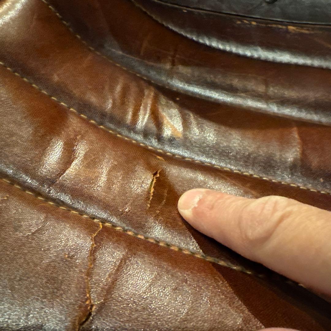 クラッシュゲート　本革　レザー チェア 一脚のみ
