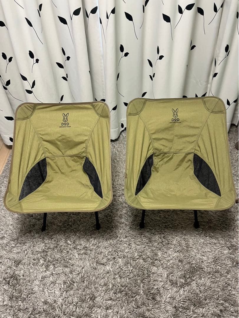 DOD廃盤品　ベンチ✖️1 チェア✖️2 セット