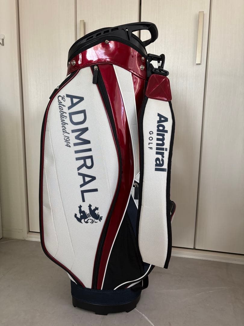アドミラル　ゴルフ　キャディバッグ　トリコロール