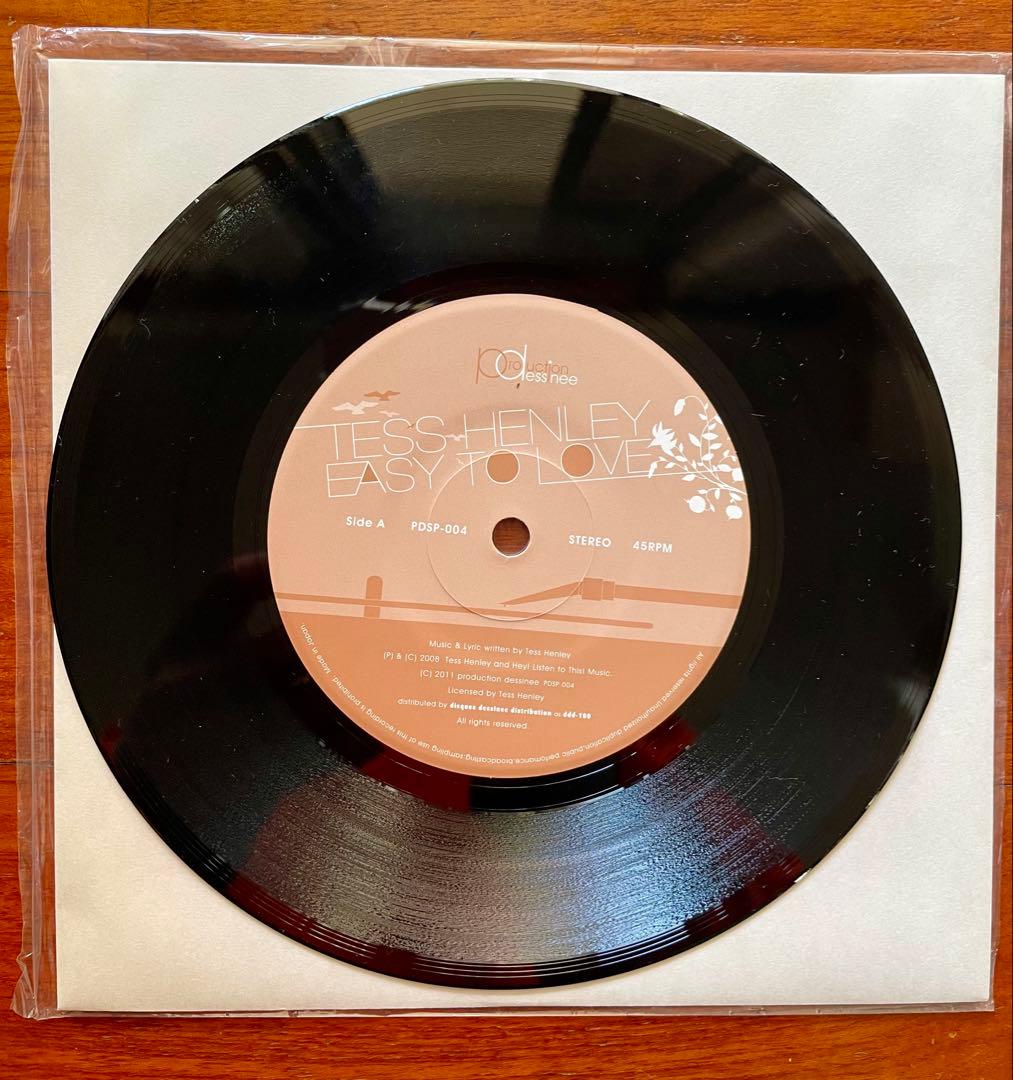 美品！TESS HENLEY - EASY TO LOVE 限定7\"レコード