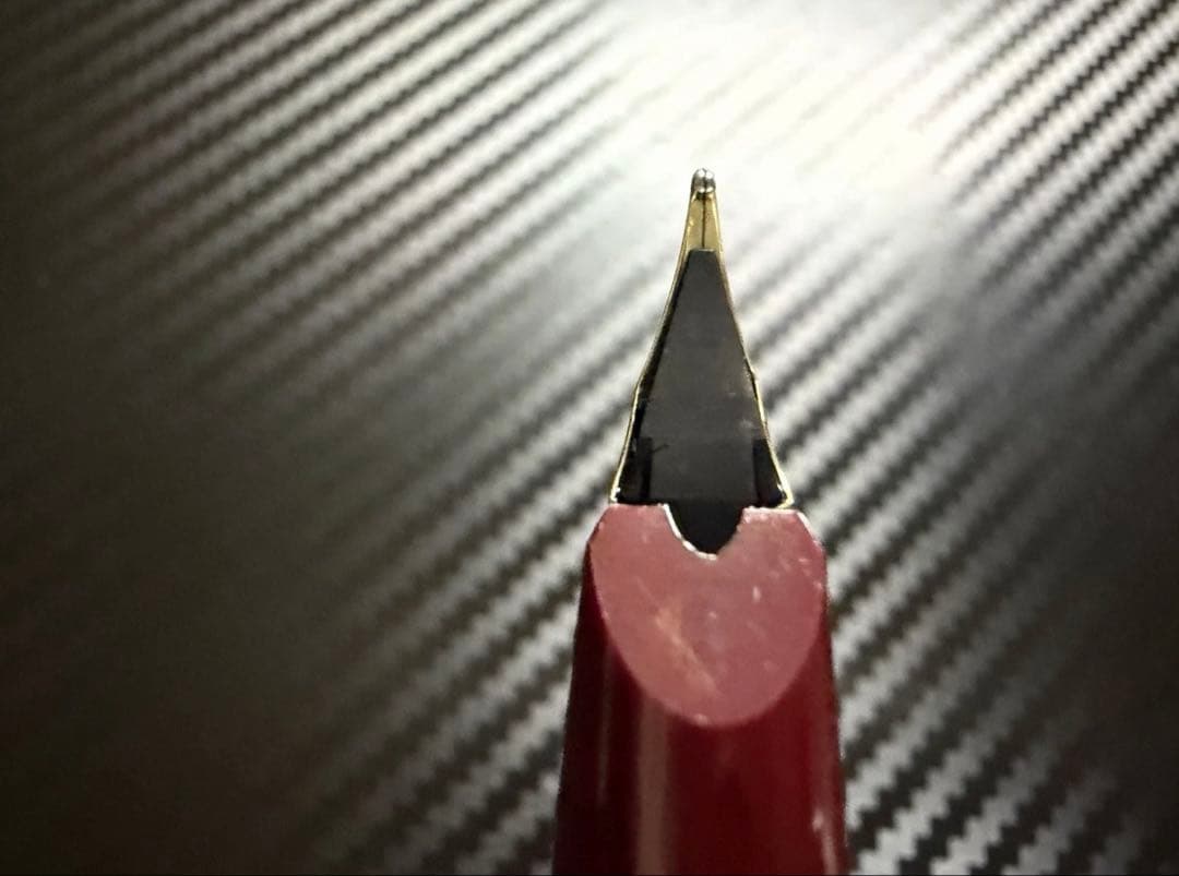 未使用に近い モンブラン No.221 ボルドー M 中字 万年筆 両用式