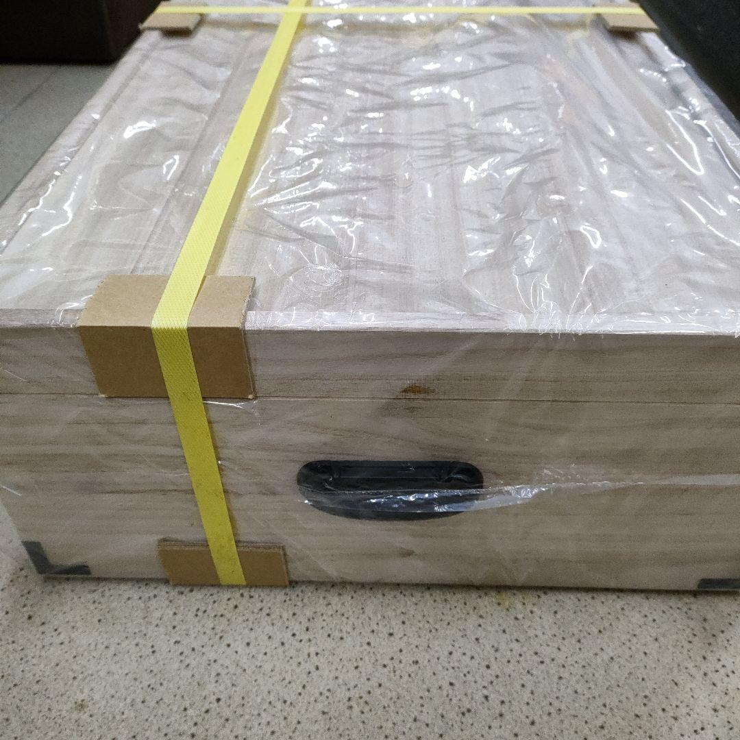 Tsuyossan専用ページ桐衣装箱新品包装済品専用箱有発送　蓋式１段寸法長さ9