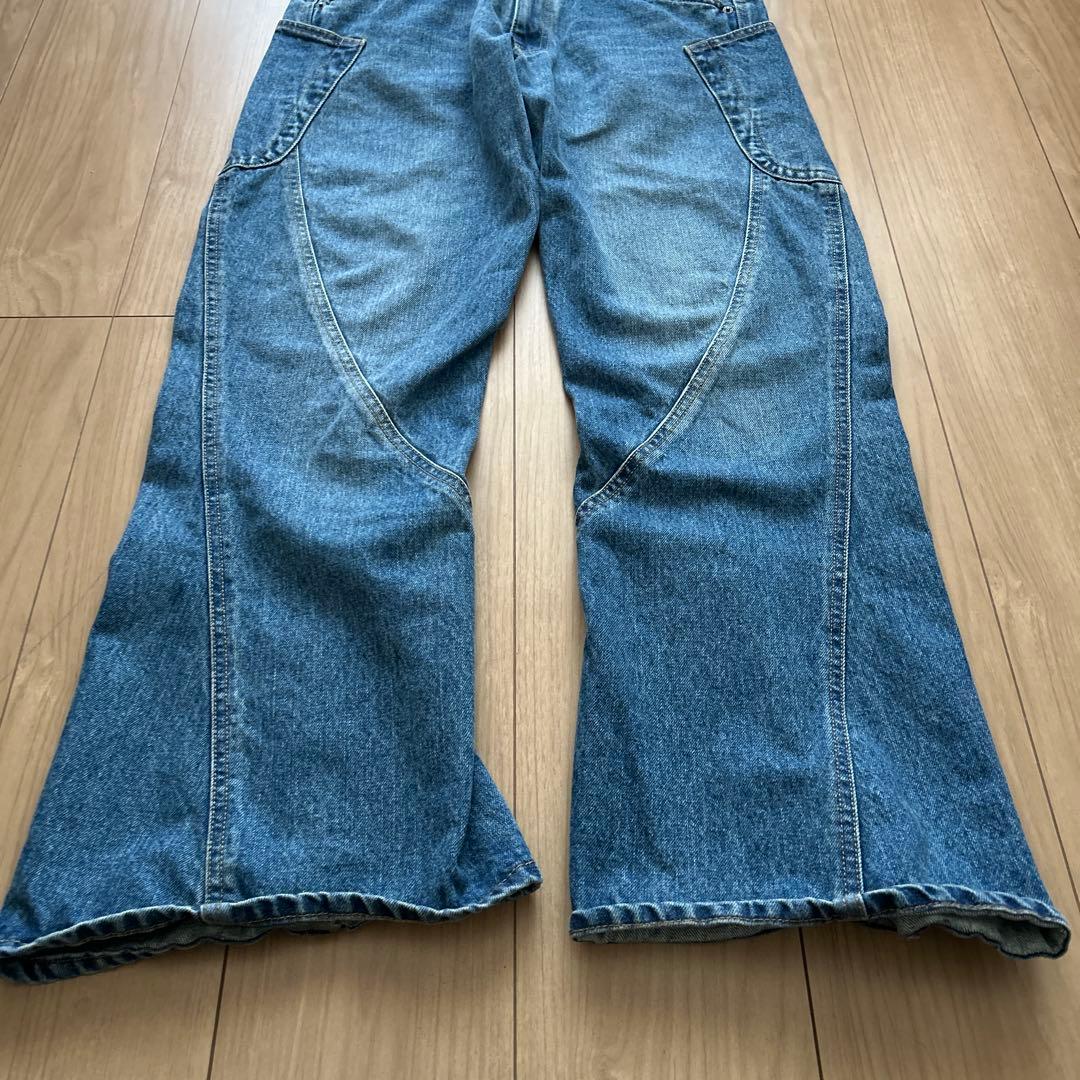 パンツ KHOKI / 3D cutting denim pants