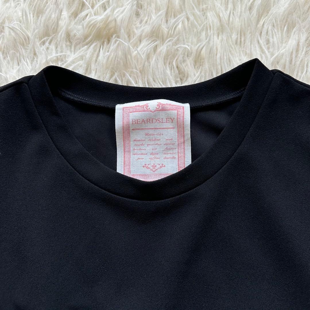 極美品✨ BEARDSLEY ビアズリー　Tワンピース　ロング　ゆったり　黒　1