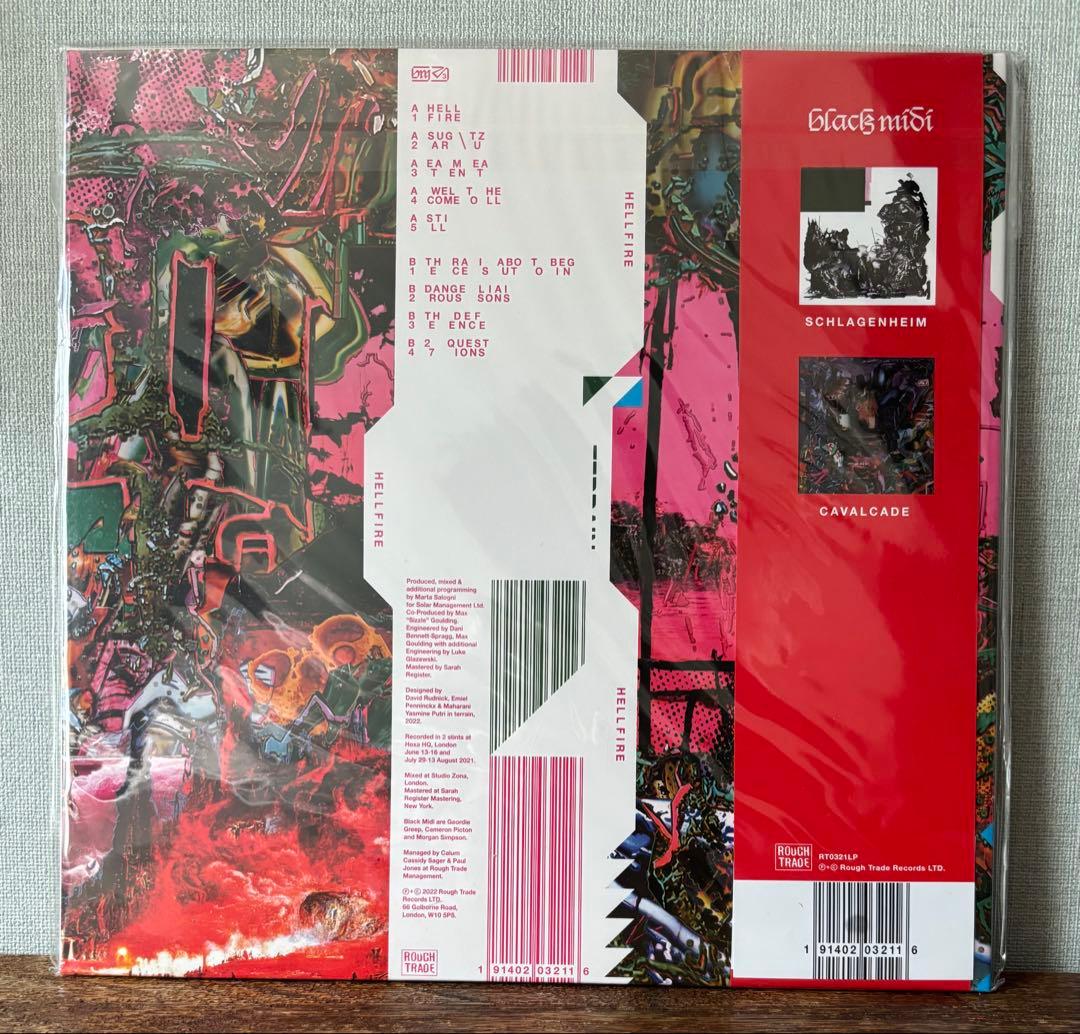 black midi Hellfire 帯付アナログレコード盤 ソノシート付