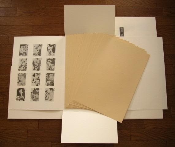 浮世絵秘蔵名品集　浪ちどり　限定3130部　定価¥200000　葛飾北斎　春画