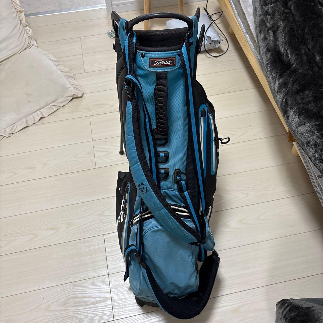Titleist キャディバッグ 青と黒
