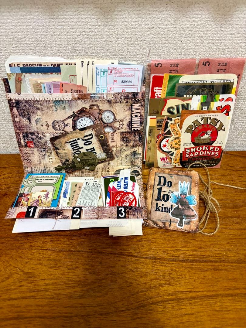 Junkjournal & おすそ分けファイルセットNo.186 雑記帳