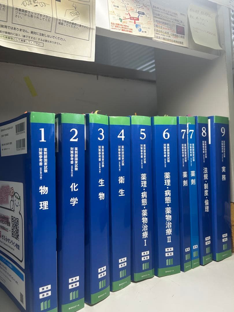 第111回薬剤師国家試験 青本青問セット｜薬ゼミ講義書き込みあり・インデックス付