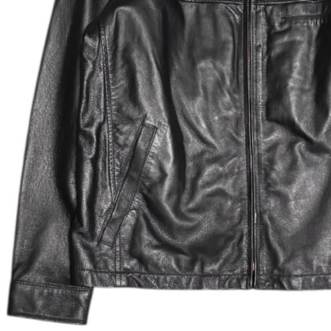 CHAPS ラルフローレン 90s ビンテージ 短丈 レザージャケット ブラック