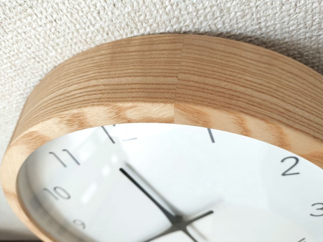 美品✨️KATOMOKU muku clock 7 電波時計 加藤木工